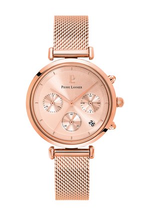 LUTECIA - Pulkstenis ar hronogrāfu - doré rose