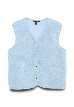 Vero Moda, VMJOSEFINE SL TEDDY GILET EXP - Veste sans manches - ice water