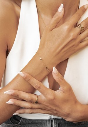 Hey Happiness, DAINTY INFINITY HEART - Bracelet - gold-coloured