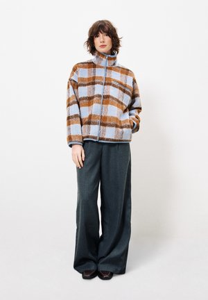 FRNCH Fleecejas - bleu jean