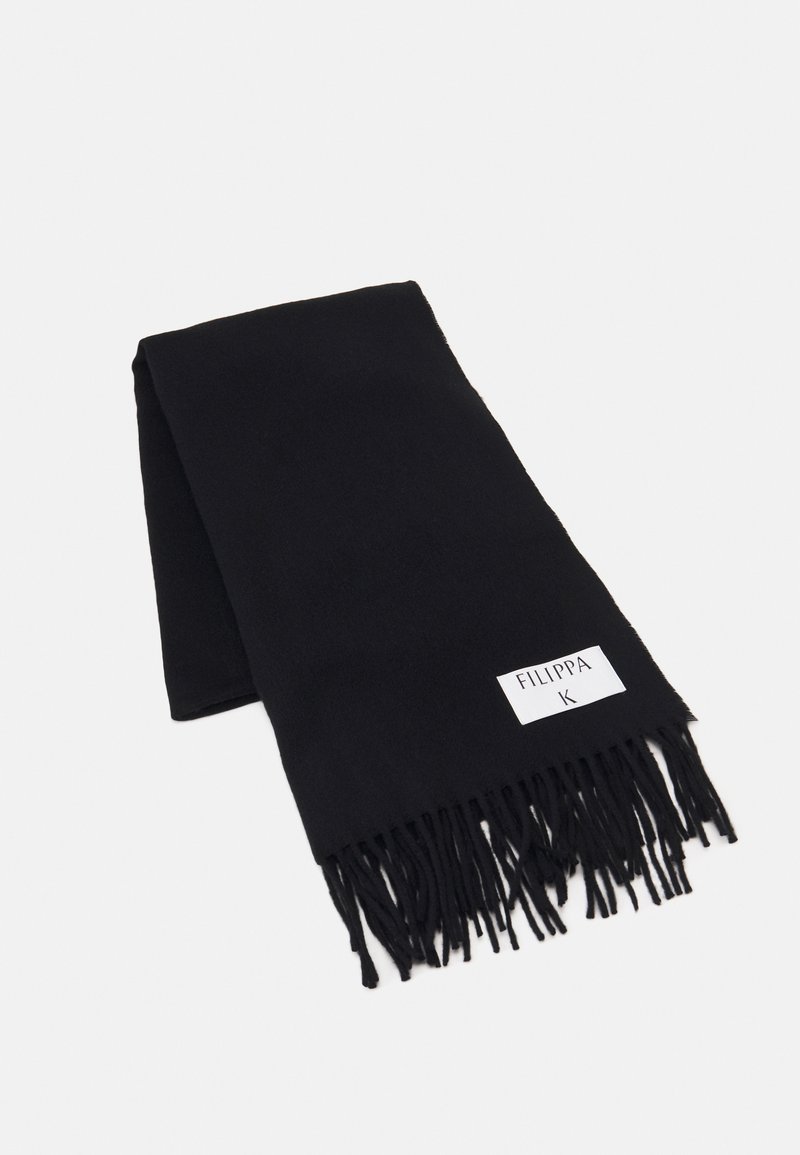 Filippa K - BLEND SCARF - Šalikas - black, Padidinti