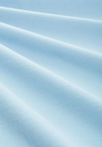 TOM TAILOR DENIM ROUNDED HEM - Paprasti marškinėliai - washed out middle blue