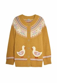 JoJo Maman Bébé DUCK FAIR- REGULAR FIT - Cardigan - mustard