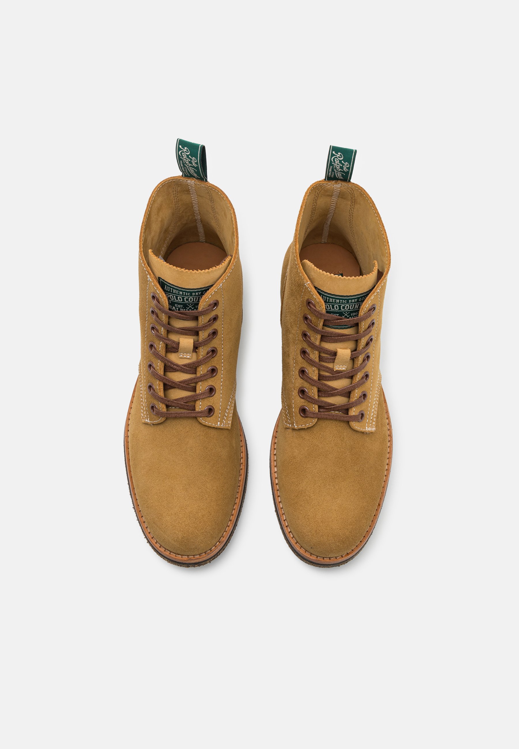 Polo Ralph Lauren RADFORD - Lace-up ankle boots - light java/sand