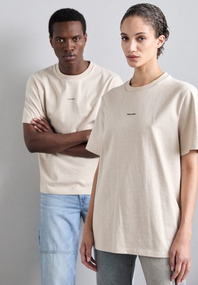 Holzweiler LIVE TEE UNISEX - Základné tričko - ecru