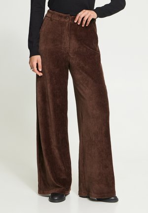 ICHI, IHTAMARY PA - Trousers - chicory coffee