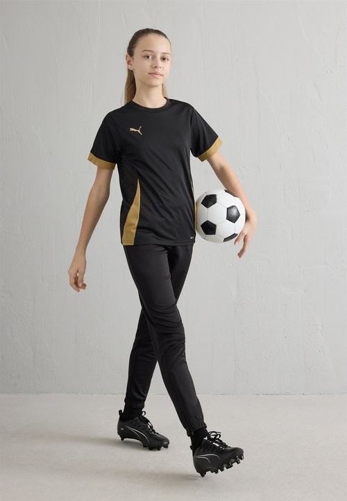 PUMA TEAMRISE POLY TRAINING UNISEX - Tracksuit bottoms - black/white — foto 2