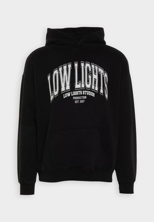 LOW LIGHTS STUDIOS® Felpa con cappuccio - black