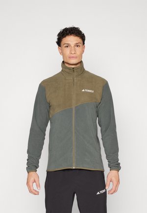 MULTI FULL ZIP - Fleece jacket - legend ivy/olive strata