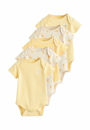 REGULAR FIT - 5 PACK SHORT SLEEVE  - Body - yellow lemons