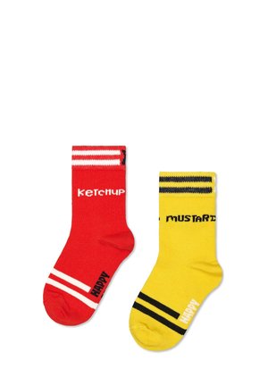 2-PACK KETCHUP - Socks - red