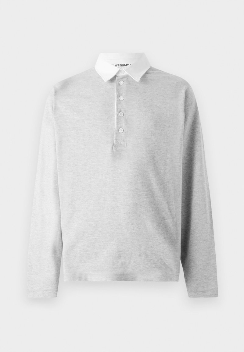 Weekday Poloshirt grijs