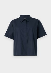 BOXY SHIRT WITH PLACKET DETAIL - Blusa - sky captain blue