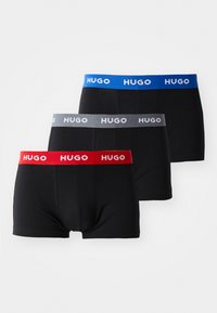 HUGO TRUNK TRIPLET DESIGN 3 PACK - Boxer aderenti - open miscellaneous/nero