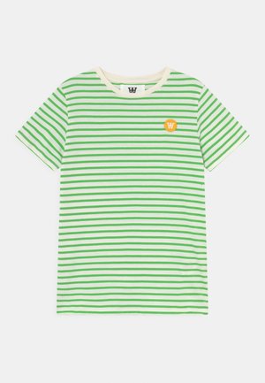OLA UNISEX - Triko s potiskem - off-white/green