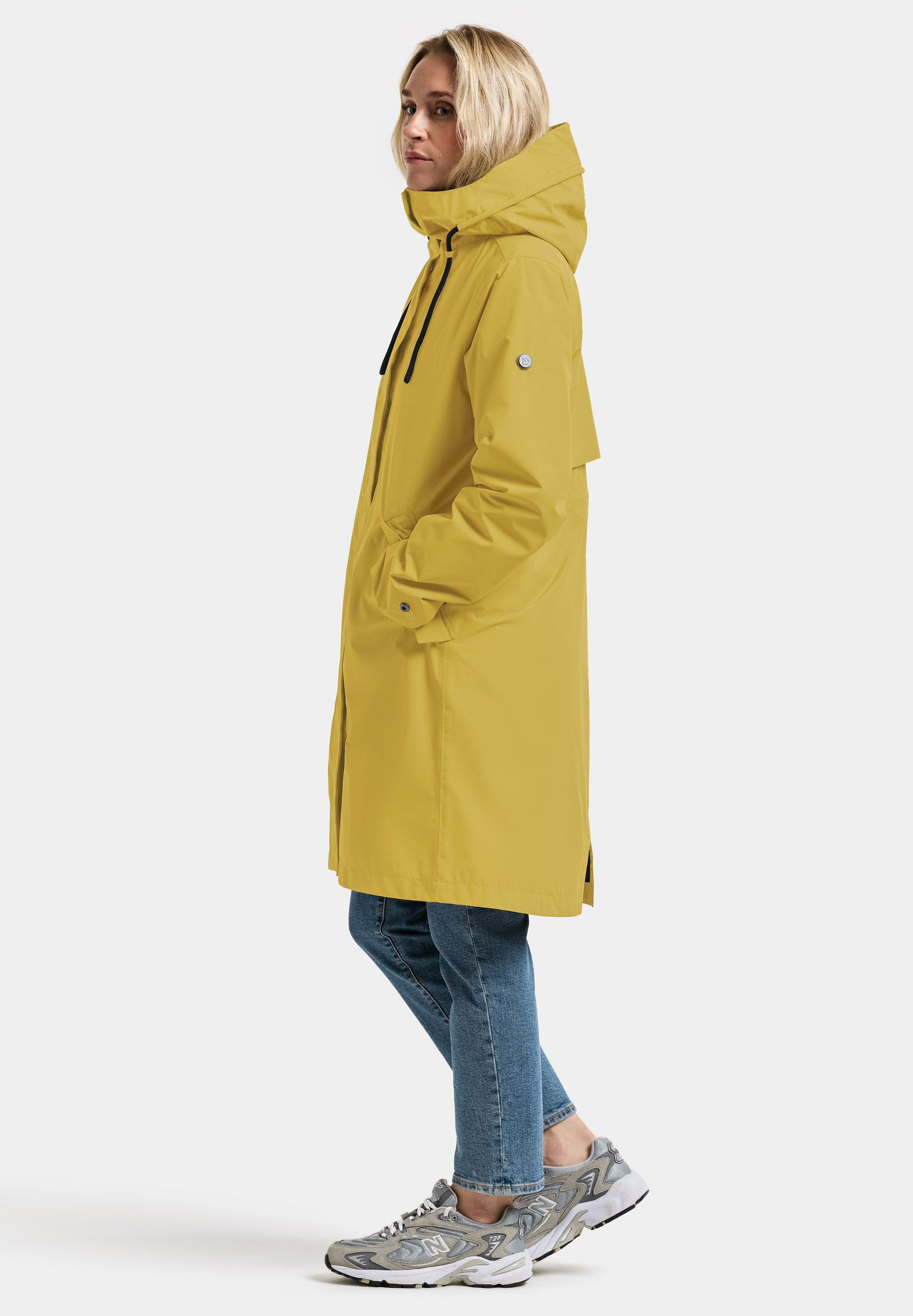 Didriksons ELINA - Waterproof jacket - yellow pollen/dark yellow