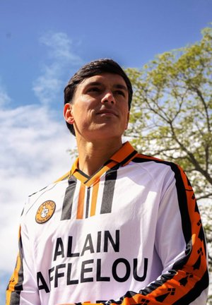 COPA, FC LORIENT 2001 - 02 AWAY RETRO FOOTBALL SHIRT - Longsleeve - white