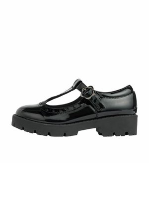CHUNKY MARY JANE DOLLY SCHOOL  - REGULAR FIT - Riemchenballerina - black