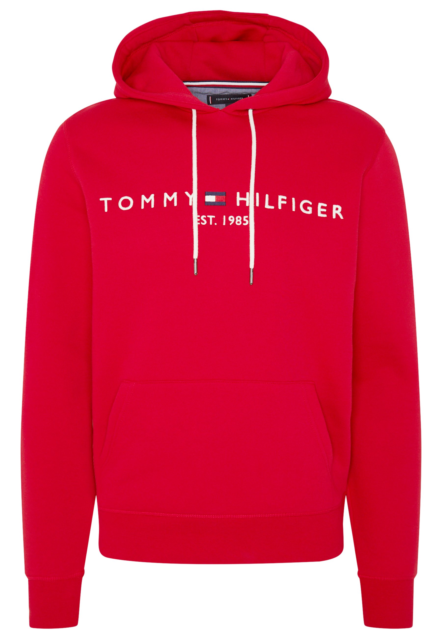 tommy hoodie red