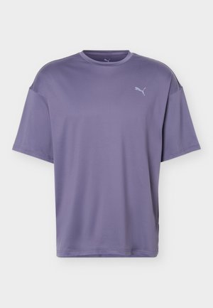 Puma, OVERSIZED TEE - Sports T-shirts - inky depths
