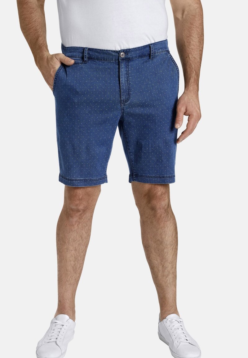 Herren Skinny Fit | Charles Colby BARON GENE Jeans Shorts blau - AP45077 Herren Skinny Fit | Charles Colby BARON GENE Jeans Shorts blau - AP45077