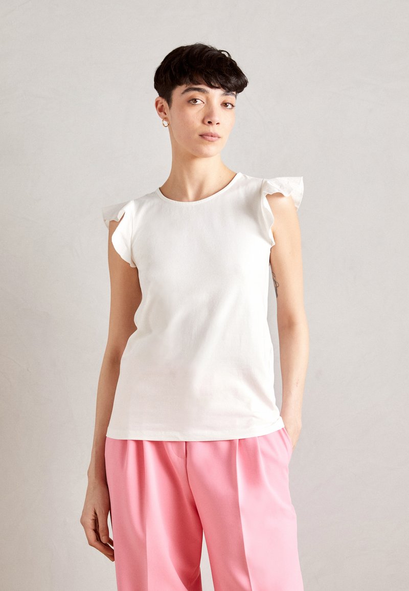Anna Field T-shirts med print - off-white