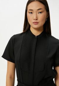 Koton SHORT SLEEVE MANDARIN  - Camicia - black
