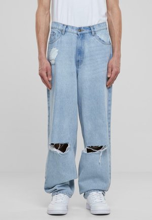 HEAVY OUNCE KNEE CUT  - Jeans relaxed fit - new light blue washed