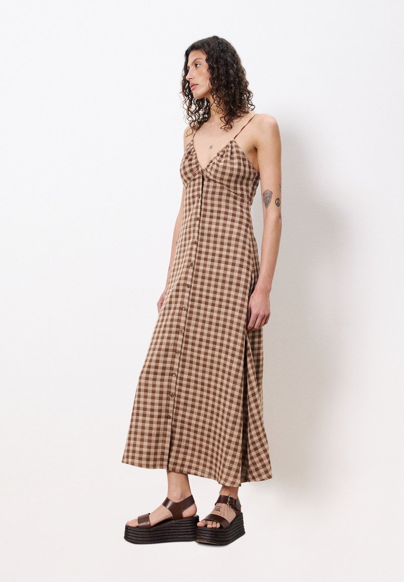 FRNCH CASIMIRA - Maxi dress - marron glace/brown - Zalando FRNCH CASIMIRA - Maxi dress - marron glace/brown - Zalando