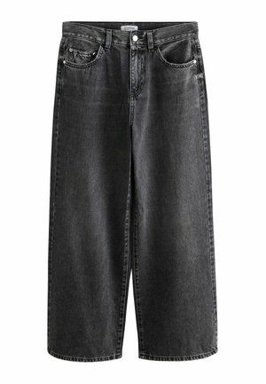 Next, TALL FIT - HIGH RISE CITY WIDE LEG JEANS - Wide Leg - grey