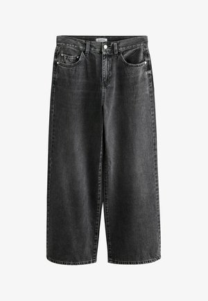 Next, TALL FIT - HIGH RISE CITY WIDE LEG JEANS - Wide Leg - grey