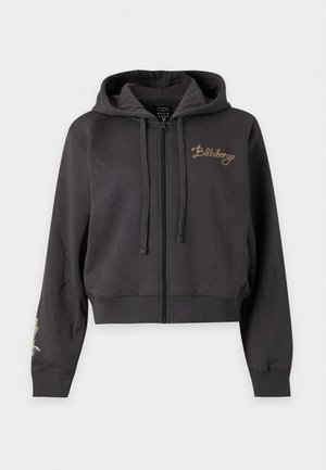 Billabong, FAMILIAR ROADS ZIP - Φούτερ με φερμουάρ - off black