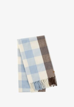 camel active, WEICHER SCHAL MIT KARO-MUSTER - Scarf - soft blue check