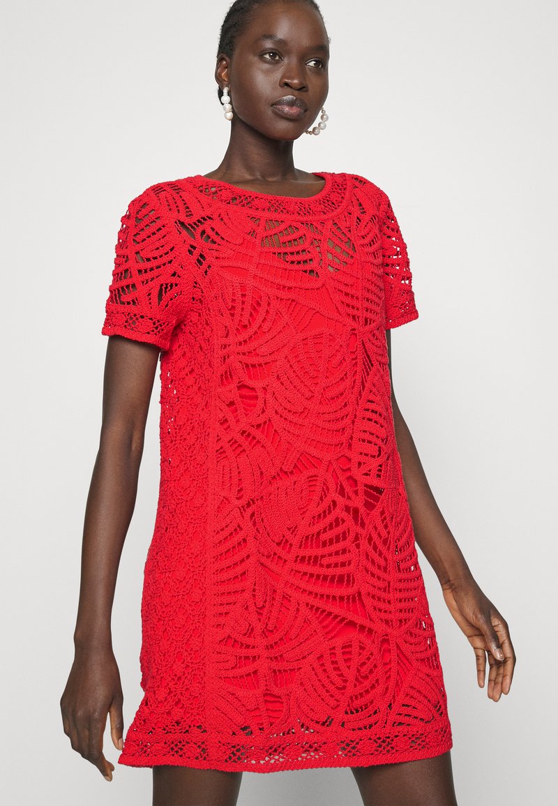 TWINSET CROCHET Cocktail dress / Party dress lip gloss/pink Zalando.co.uk