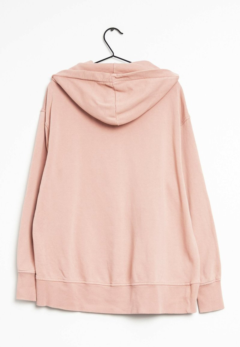 Pink Weekday Zip Up Boxy Graphic Zip Hoodie