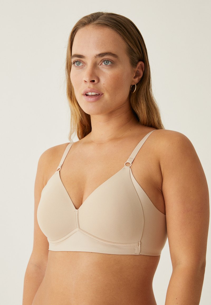 Naturana SOFT-BH MIT SIDE SMOOTHER EFFEKT - T-Shirt BH - light beige