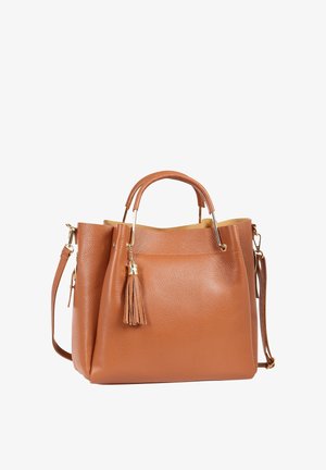 DrachenLeder, Handbag - tan hellbraun