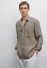 Massimo Dutti - CHECK - Camicia - brown Immagine in miniatura 1