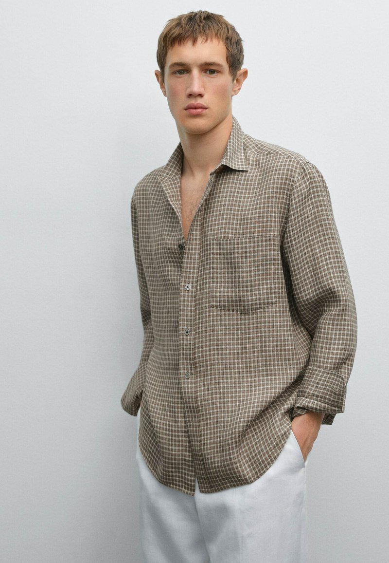 Massimo Dutti - CHECK - Camicia - brown, Ingrandire