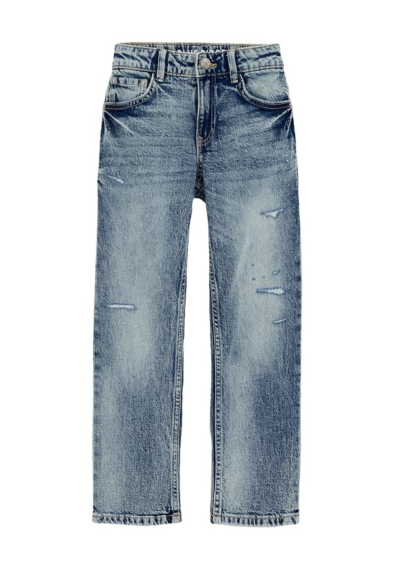 WE Fashion Straight leg jeans donkerblauw
