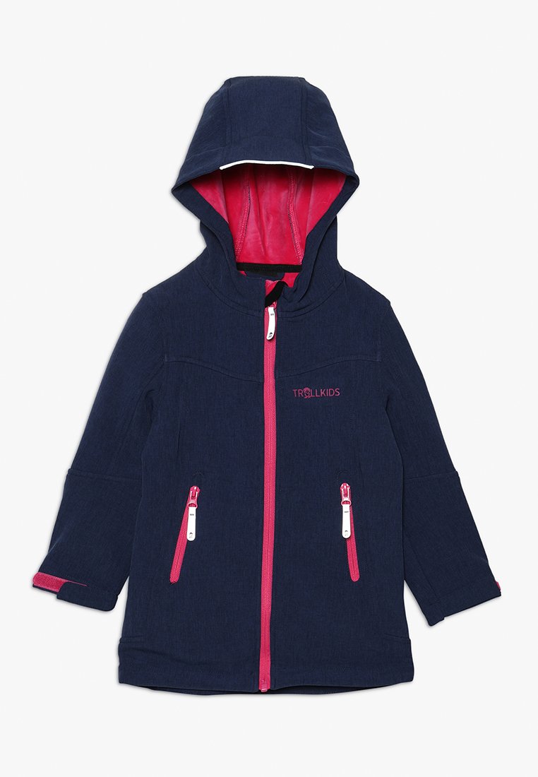 Trollkids Softshelljas donkerblauw Trollkids Softshelljas donkerblauw