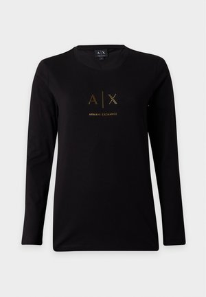 Armani Exchange, Maglietta a manica lunga - black