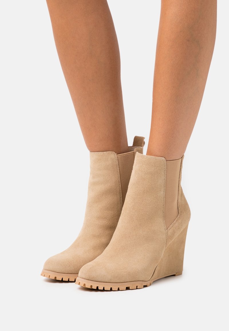 Anna Field Stivaletti con tacco - beige