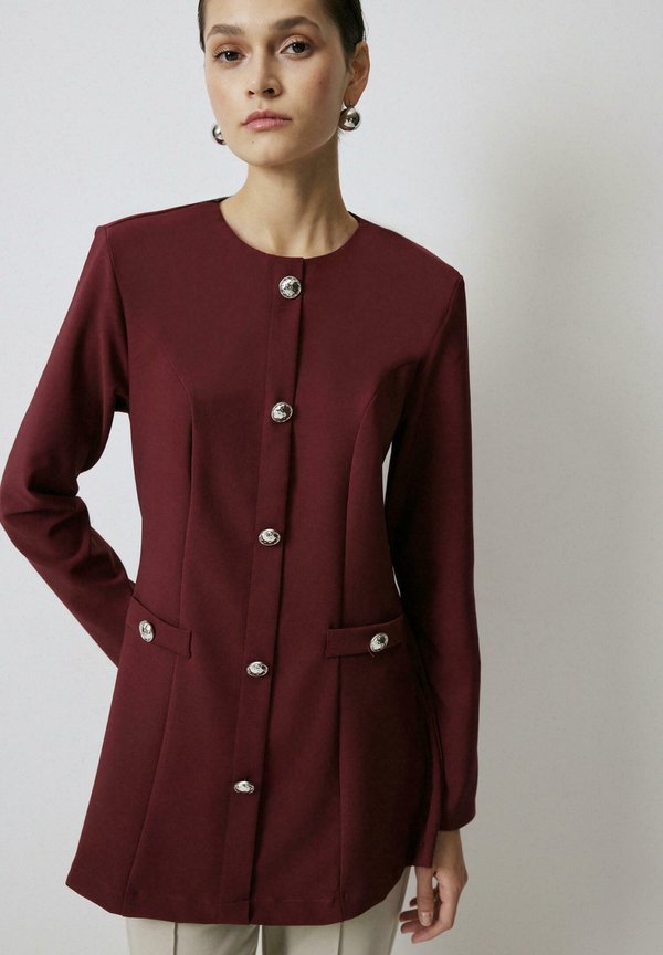 Kurzmantel - burgundy