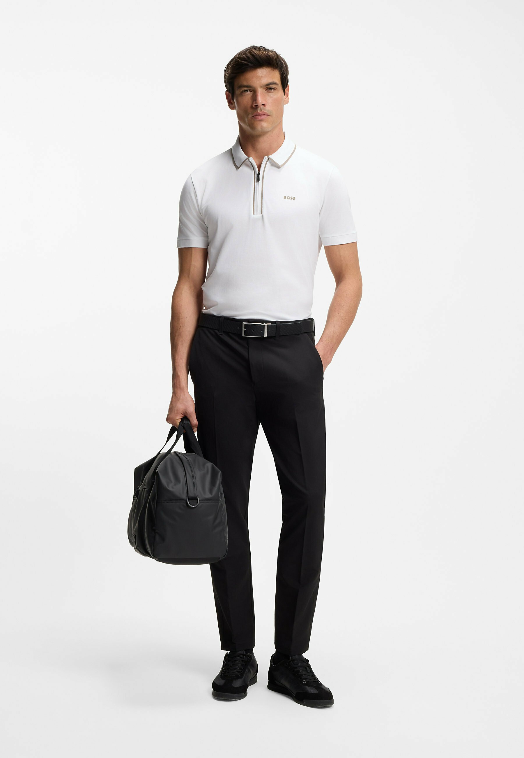BOSS PHILIX GOC - Polo shirt - white - Zalando.co.uk