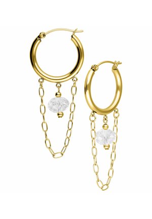 EDGY  HOOPS  - Earrings - gold-coloured