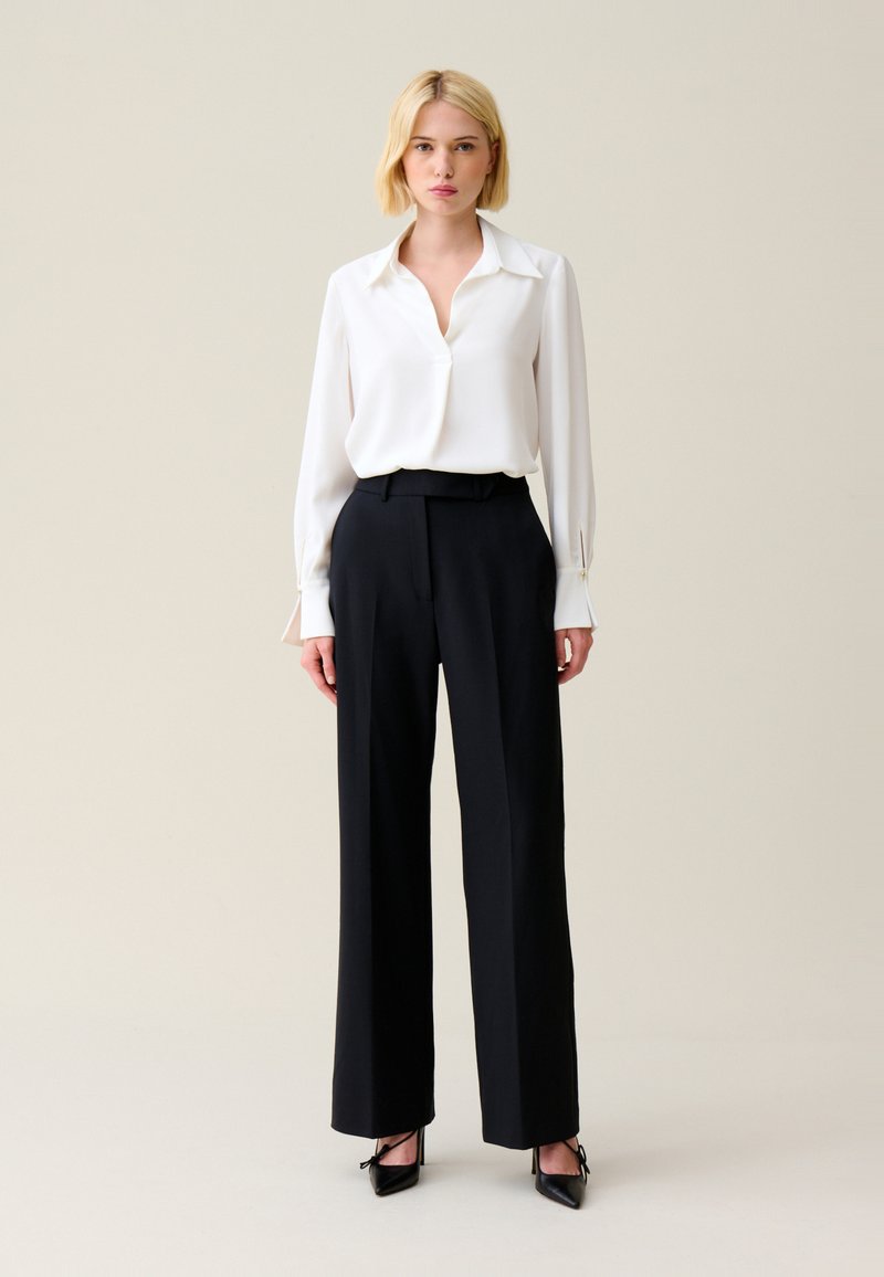 Pantalon Claudie Pierlot Modèle Peacock - Noir - Taille 36 FR - Coton - Occasion En Excellent état