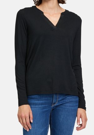 Maglietta a manica lunga - black
