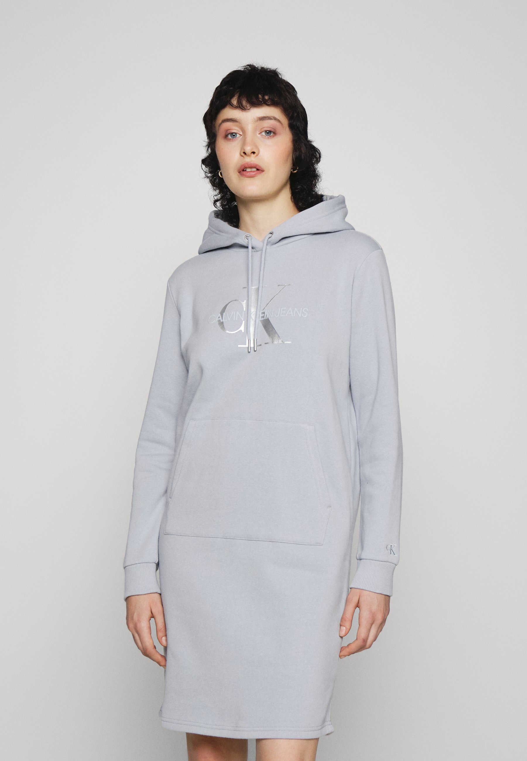 Calvin klein monogram hoodie dress Outlet