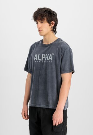 Alpha Industries, ALPHA INDUSTRIES MEN - T-SHIRTS ALPHA STENCIL T-SHIRT - Majica kratkih rukava s printom - ultra navy